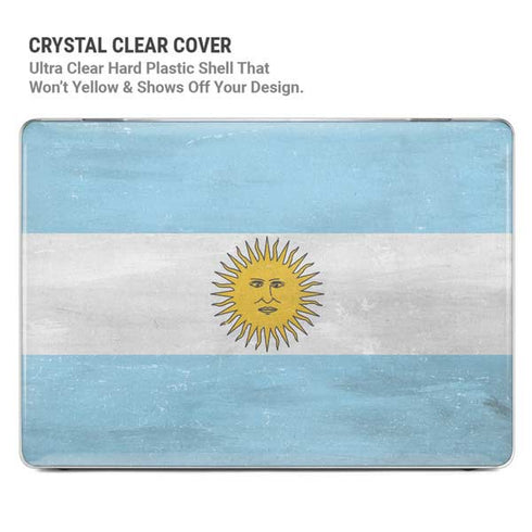 Argentina Flag Distressed MacBook Pro 13in (2020) Case plus Skin